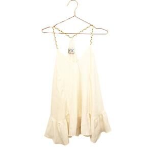 Va Va by Joy Han made in USA flounced braided straps size medium ruffle